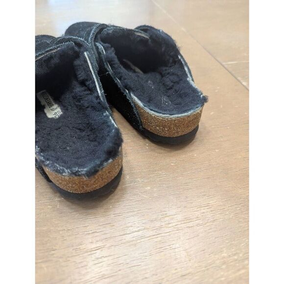 Birkenstock Boston Insulated Clog‎ women's size 36 black slip on suede comfort - Picture 4 of 7